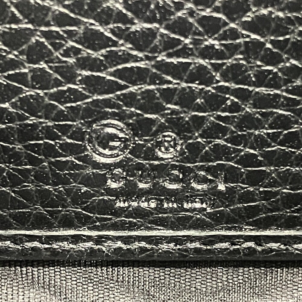 Gucci Soho Interlocking Leather Wallet/Coin Case 598209 - Picture 4 of 9